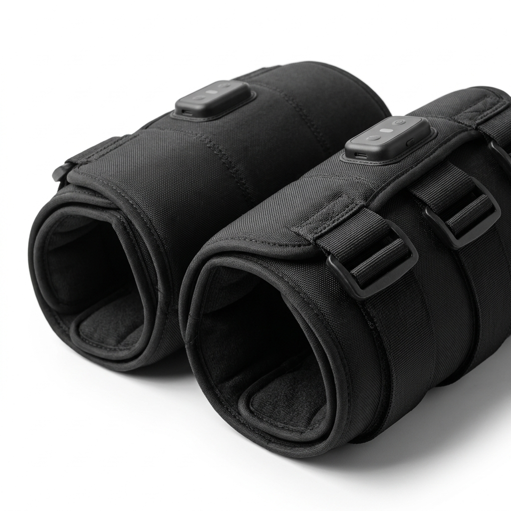 AirLoop compression leg wraps — close-up technical fabric