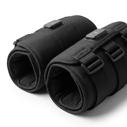 AirLoop compression leg wraps — close-up technical fabric