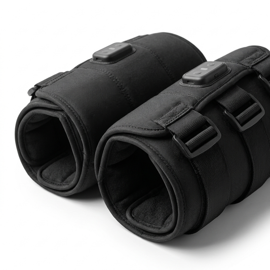 AirLoop compression leg wraps — close-up technical fabric