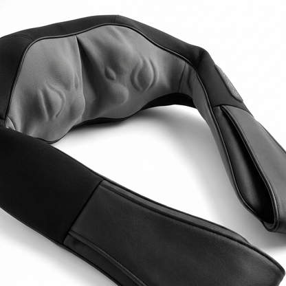 ThermaCloud neck and shoulder massager — close-up premium fabric