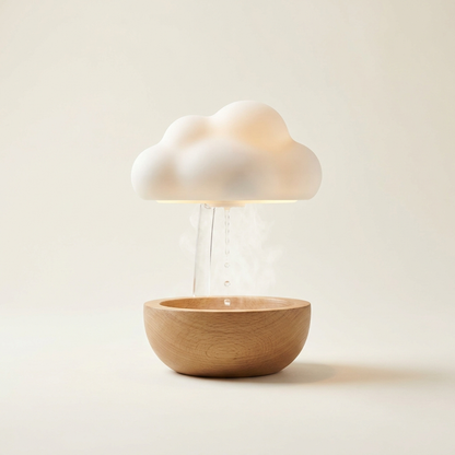 Kinestra Rain Cloud Diffuser studio packshot on cream background